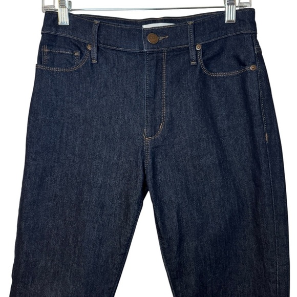 Loft Made & Loved Modern High Waist Skinny Ankle Denim Jeans Dark Wash Womens 2 - Picture 3 of 10